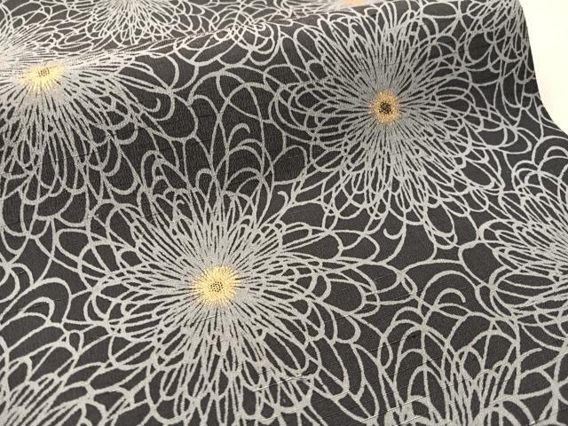 平和屋着物●両面 全通柄袋帯 乱菊 金彩 正絹 逸品 CABM8866vp
