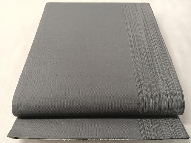 平和屋着物●両面 全通柄袋帯 市松霞文 正絹 逸品 未使用 CABM8873vp