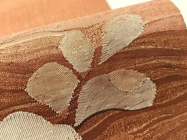 平和屋着物●太鼓柄袋帯 すくい織 辻が花 金糸 正絹 逸品 CABM8879vp