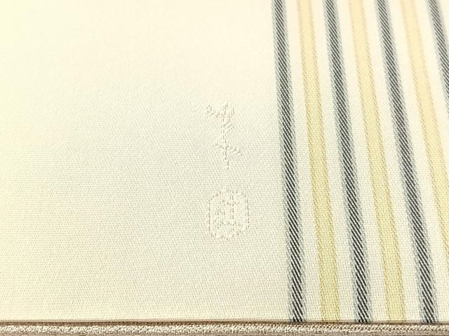 平和屋着物●二代目・由水十久 本加賀友禅 両面 太鼓柄袋帯 衣通王 金銀糸 正絹 逸品 CABM8885vp