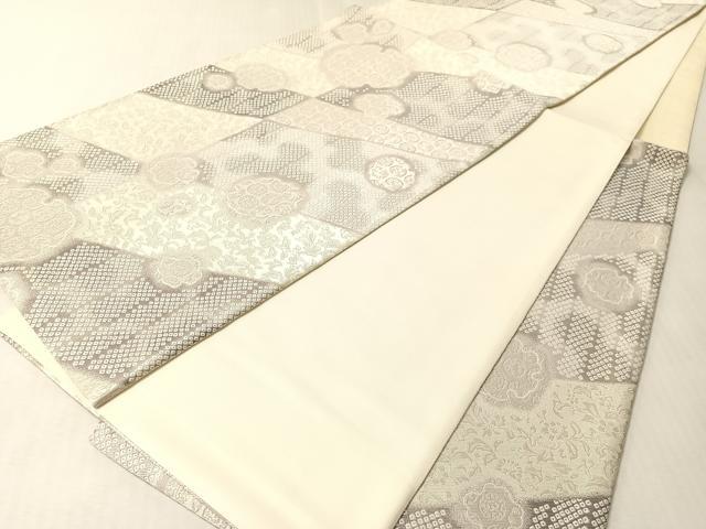 平和屋着物●六通柄袋帯 紹巴 京鹿の子 正絹 逸品 CABM8891vp