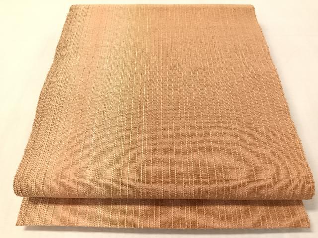 平和屋着物●八寸名古屋帯 紬地 雨縞 正絹 逸品 未使用 CABM9080vp