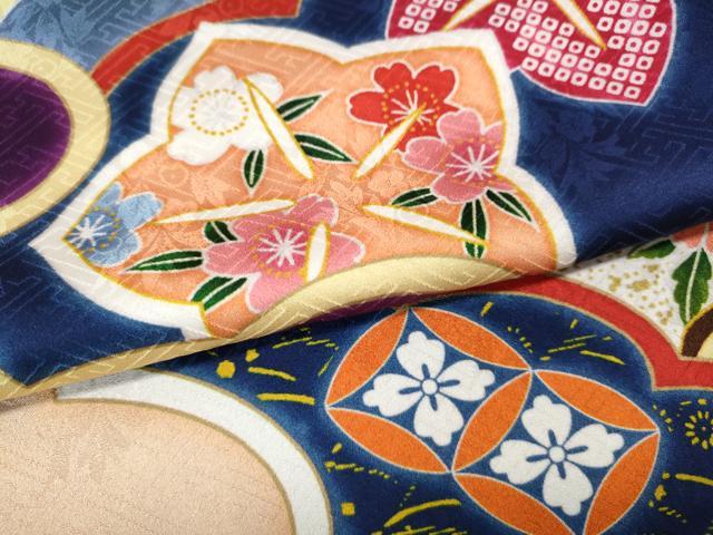 平和屋着物●豪華振袖 雲重ね花文 金彩 正絹 逸品 未使用 CABM9220ut