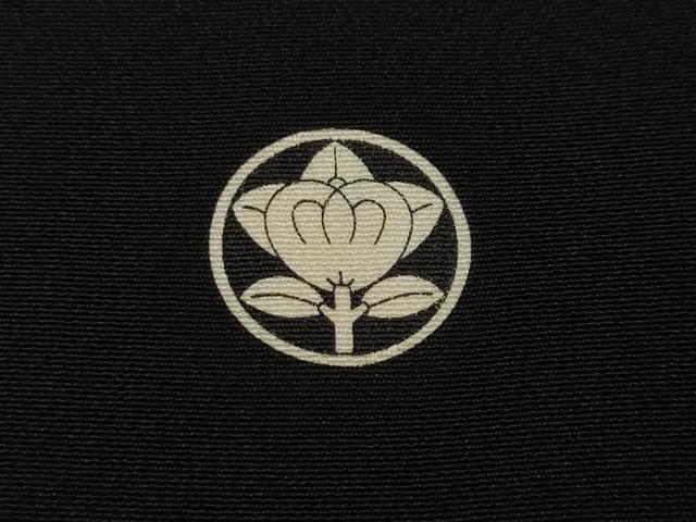 平和屋着物●豪華黒留袖 作家物 草木 加賀五彩 遠山松文 正絹 逸品 CABM9254ut