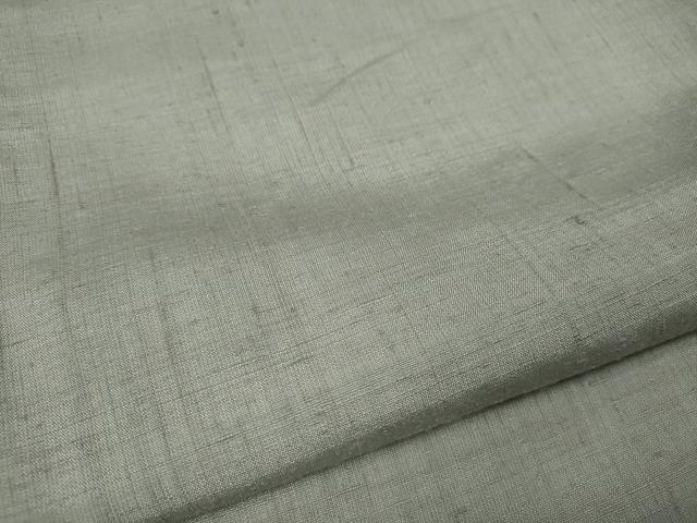 平和屋着物●結城紬 色無地 蕎麦切色 正絹 逸品 CABM9256ut