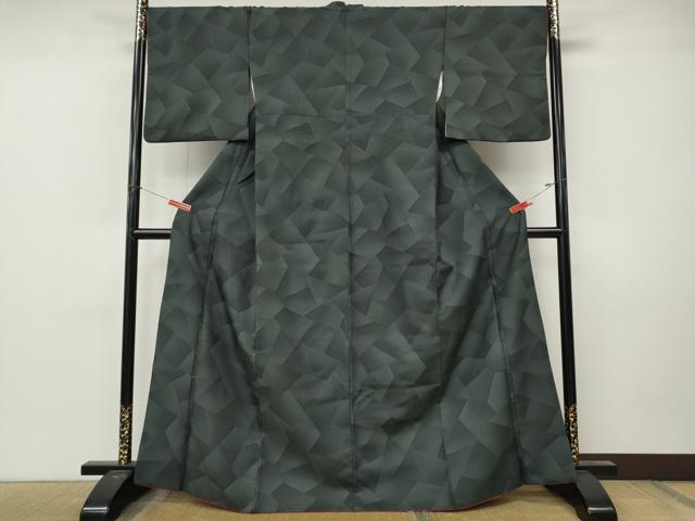 平和屋着物●小紋 切嵌文 洗える着物 CABM9313ut