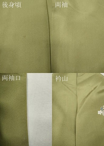 平和屋着物●訪問着 風景草花文 暈し染め 金彩 正絹 逸品 CABM9319ut