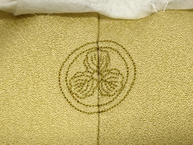 平和屋着物●上質な色無地 蒸栗色 正絹 逸品 未使用 CABM9332ut
