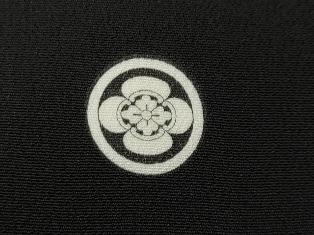 平和屋着物●創業460年・千總 黒留袖 刺繍 双鶴花文 金彩 高島屋扱い 正絹 逸品 CABM9358ut
