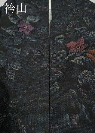 平和屋着物●本場大島紬 9マルキ 枝花文 正絹 逸品 CABM9393ut