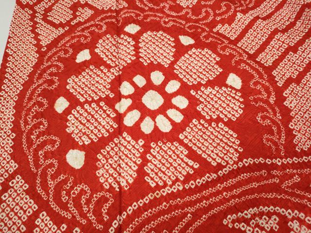 平和屋着物●豪華振袖 総絞り 立波絵皿花文 正絹 逸品 CABM9432ut