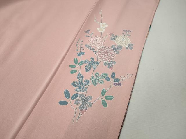平和屋着物●訪問着 枝花文 暈し染め 金彩 正絹 逸品 CABM9461ut