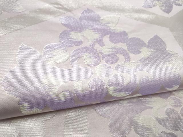 平和屋着物●西陣 川島織物 六通柄 本袋帯 亀甲花文 正絹 逸品 CABM9780hy