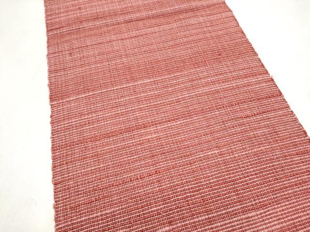 平和屋着物●八寸名古屋帯 紬地 霞文 正絹 逸品 CABM9909hy