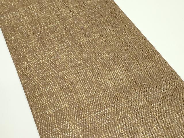平和屋着物*夏物 ひなや工房 くむ・あむ・おる 伊豆蔵明彦 組織 太鼓柄袋帯 金糸 正絹 逸品 CABN0139rv