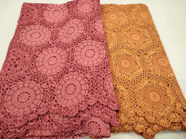 平和屋着物▼和装小物 ショールまとめて10点 刺繍 絞り ベルベット ツイード レース リボンヤーン 未使用多数 CABN0936ju