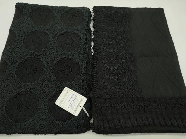 平和屋着物▼和装小物 ショールまとめて10点 レース 透け感のあるショール リボンヤーン コード刺繍 角通し 未使用あり CABN0937ju