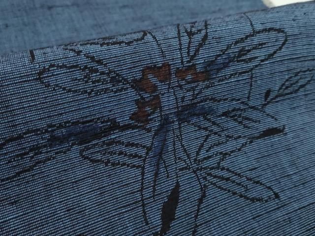 平和屋着物●本場結城紬 反物 枝花文 着尺 逸品 未使用 CABN1094ju