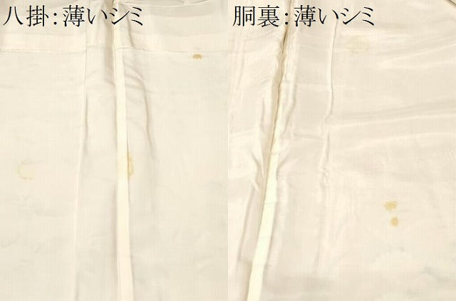 平和屋着物■訪問着 芒草花文 暈し染め 鬼しぼ縮緬 正絹 逸品 CABN1204ev