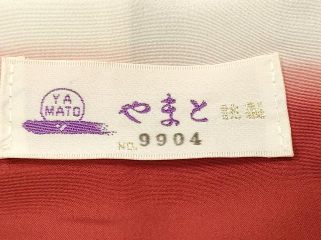 平和屋着物■上質な小紋 切嵌更紗吉祥花文 やまと誂製 正絹 逸品 CABN1208ev