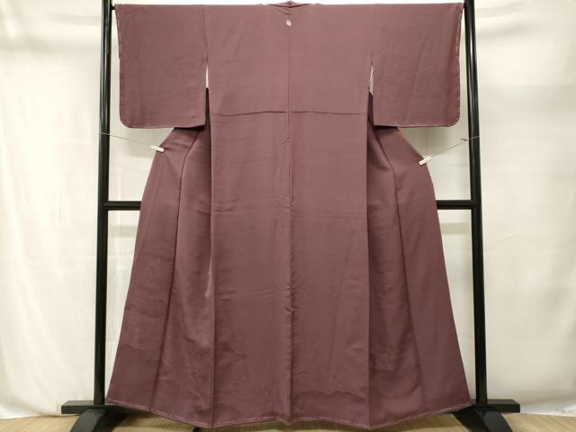平和屋着物■豪華色留袖 風景地紋 茄子紺色 洗える着物 未使用 CABN1214ev