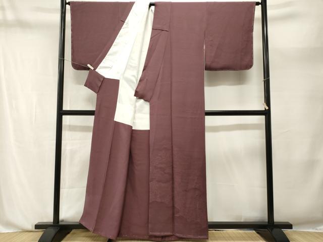 平和屋着物■豪華色留袖 風景地紋 茄子紺色 洗える着物 未使用 CABN1214ev
