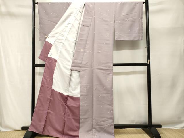 平和屋着物■小紋 舞桜文 洗える着物 CABN1241ev
