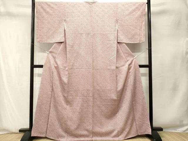 平和屋着物■大変加工の良い総絞り小紋 正絹 逸品 CABN1335ev