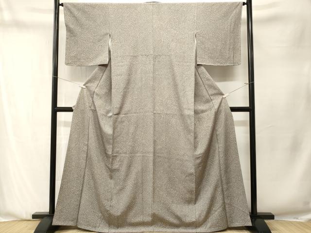 平和屋着物■上質な小紋 花唐草文 正絹 逸品 CABN1342ev
