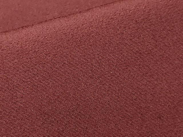平和屋着物■上質な色無地 小豆色 まるやま扱い 正絹 逸品 CABN1352ev