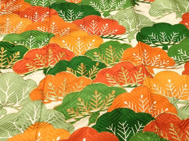 平和屋着物■豪華振袖 駒刺繍 松葉文 金彩 正絹 逸品 CABN1355ev