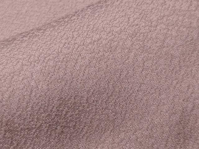 平和屋着物■上質な色無地 霞地紋 紅藤色 鈴乃屋扱い 正絹 逸品 CABN1371ev