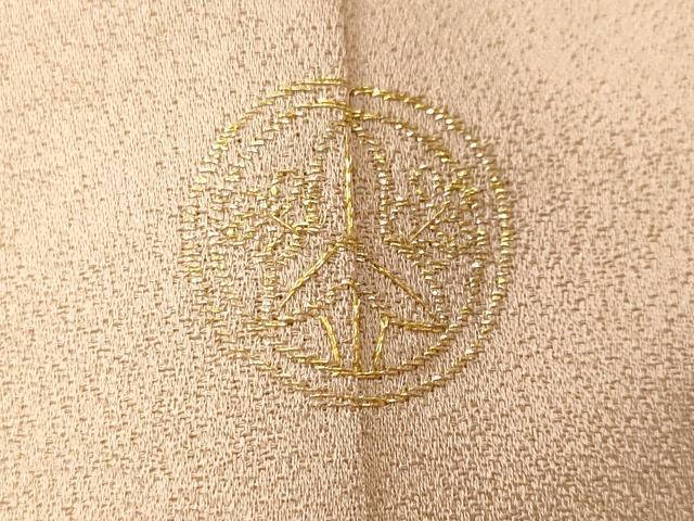 平和屋着物■訪問着 刺繍 松竹梅 金彩 正絹 逸品 CABN1377ev