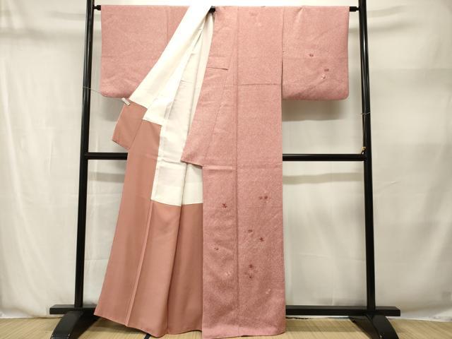 平和屋着物■訪問着 総刺繍 草花文 正絹 逸品 CABN1398ev