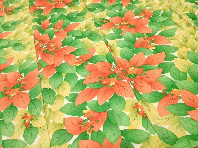 平和屋着物■上質な小紋 草花文 正絹 逸品 CABN1405ev