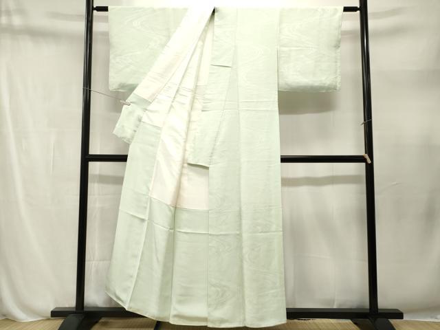平和屋着物■上質な色無地 流水地紋 夏虫色 正絹 逸品 CABN1597ev