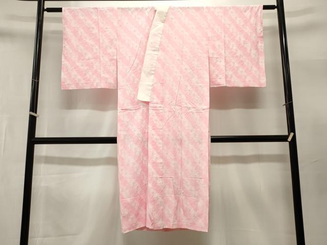 平和屋着物■長襦袢 無双仕立て 絞り 斜線文 洗える着物 CABN1601ev