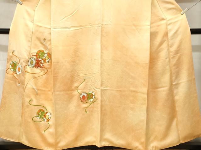 平和屋着物■訪問着 刺繍 鼓花霞文 暈し染め 金銀糸 やまと誂製 正絹 逸品 CABN1624ev