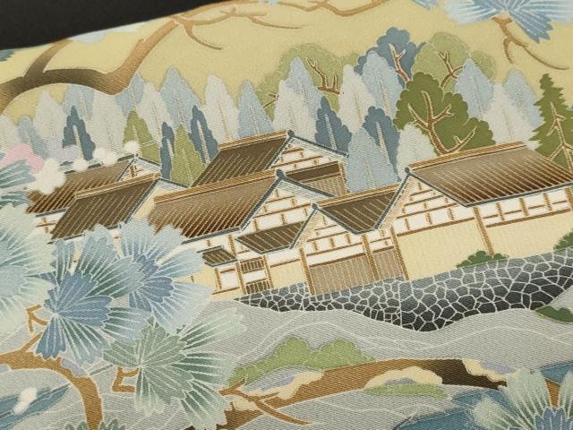 平和屋着物■豪華黒留袖 作家物 御所解文 鴛鴦 正絹 逸品 CABN1625ev