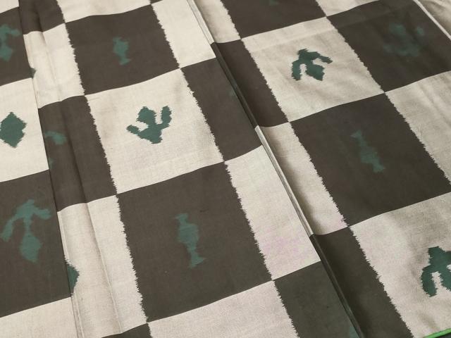 平和屋着物■上質な紬 壱街抽象文 正絹 逸品 CABN1654ev