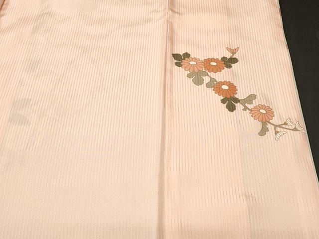 平和屋着物■訪問着 地紙御所車枝花文 暈し染め 金彩 正絹 逸品 CABN1673ev