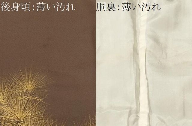 平和屋着物■豪華色留袖 刺繍 松葉文 金彩 正絹 逸品 CABN1690ev