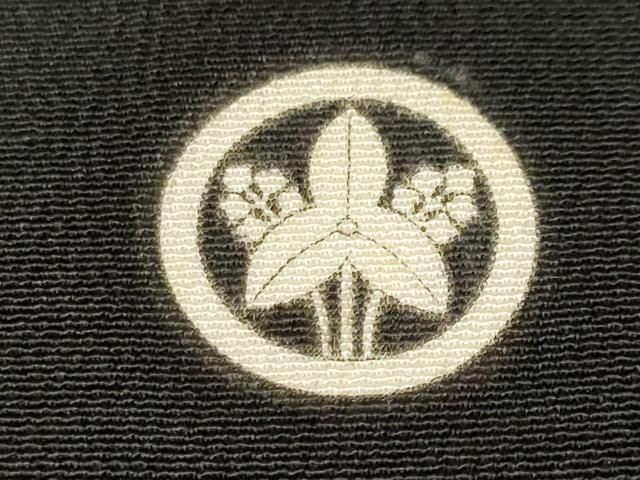 平和屋着物■豪華黒留袖 作家物 扇面尾長鳥笹梅文 暈し染め 金彩 正絹 逸品 CABN1715ev