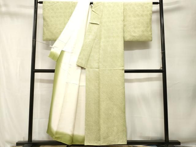平和屋着物■大変加工の良い総絞り小紋 正絹 逸品 CABN1771ev
