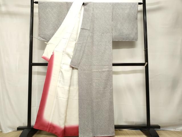平和屋着物■大変加工の良い総絞り小紋 正絹 逸品 CABN1775ev