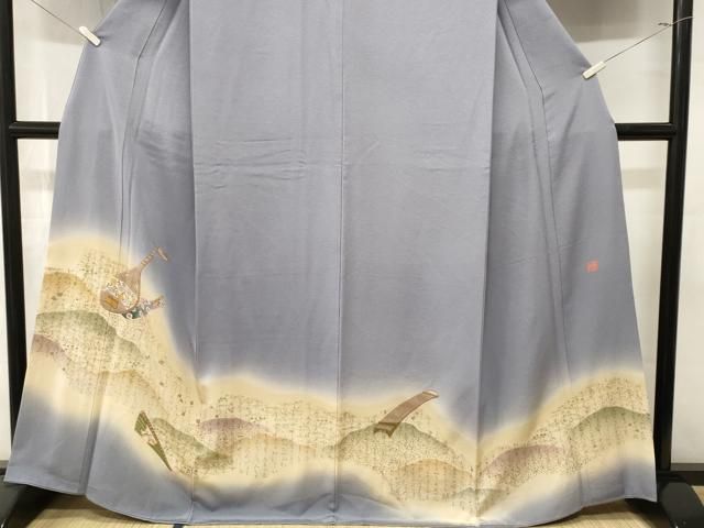 平和屋着物■豪華色留袖 作家物 楽器文字花文 暈し染め 金彩 正絹 逸品 CABN1882ev