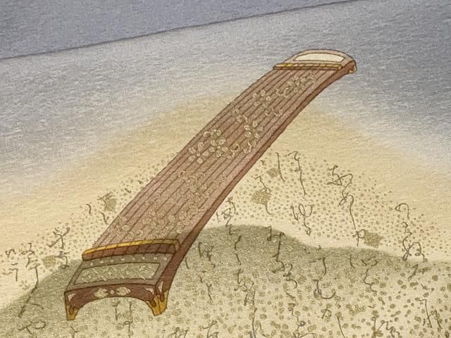 平和屋着物■豪華色留袖 作家物 楽器文字花文 暈し染め 金彩 正絹 逸品 CABN1882ev