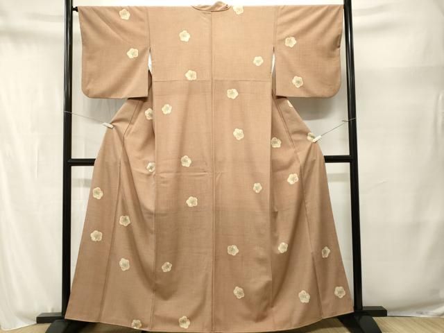 平和屋着物■小紋 舞花文 洗える着物 CABN1897ev