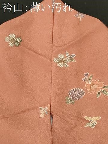 平和屋着物■小紋 舞花文 洗える着物 CABN1898ev