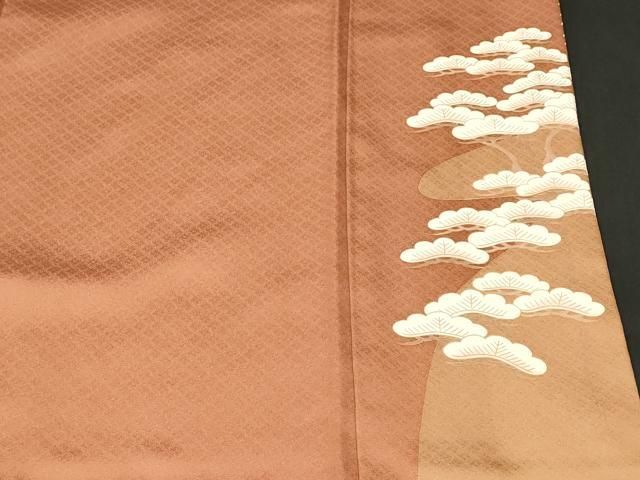平和屋着物■豪華色留袖 駒刺繍 浜松地紙草花文 金彩 正絹 逸品 CABN1908ev